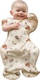 CCOCCOZAM Swaddle, All Season Soft 100% Organic GOTS Cotton, Squirrel, Large, 6-12 momths, 19-26lbs, Transition Baby Sleep Sack, Dramatically Better Sleep