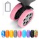 Luggage Wheel Covers, 8 PCS Silicone Wheel Protector Covers for 2-2.6 inches 8-Spinner Wheels, Wear-Resistant, Anti-Noise Wheel Covers for Luggage, Suitcases or Office Chair Caster Wheels (Pink)