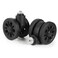 Volein 2-Pcs Luggage Wheel Replacement, Suitcase Wheels Plastic for DIY Repair, Spinner Wheels Mute 360 Degree Rotation, LN2, Black