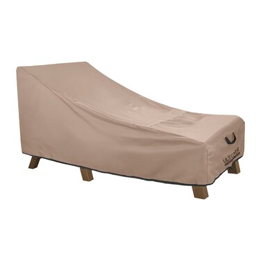 ULTCOVER Waterproof Patio Lounge Chair Cover Heavy Duty Outdoor Chaise Lounge Covers - 64L x 28W x 30H inch