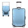 WCHOSOZH Luggage Cover, Clear Suitcase Cover Luggage Protector, Waterproof PVC Suitcase Cover for Wheeled Suitcases (30 inch)