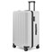 NINETYGO Hardside Scratch resistant Luggage, Spinner Suitcases Airline Approved with Wheels for Travel, Lightweight Luggage with TSA Lock (Solid White, Checked-22-Inch)