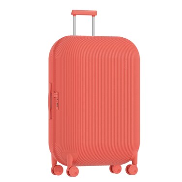 artrips Large Luggage 28 inch,Large Suitcase with 8 Spinner Wheels,PC Lightweight Hardside Luggage,Travel Suitcase with Stripe Pattern Design,TSA Lock,Red,hardshell luggage 28-Inch,90L