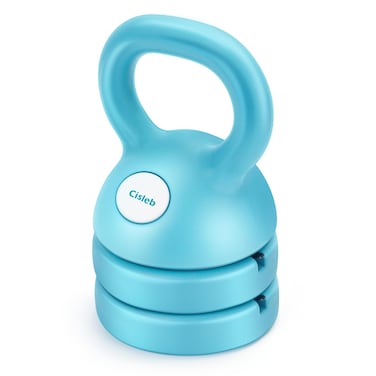 Cisleb Adjustable Kettlebell Weight Set: 3-in-1 Kettlebells (5lbs 8lbs 12lbs) for Home Gym Full-Body Workout Strength Training Weight Loss   Good for Beginners &amp; Women Men