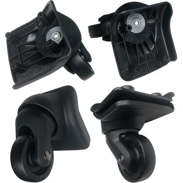 Luggage Wheels Replacement for Suitcase, Spinner Wheels Replacement Parts Roller Suitcase Tourister Travel Trunk Caster Luggage Kit (4 Pcs)