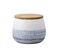 Kitchen Canisters Ceramic Food Storage Jar Containers with Airtight Seal Lid for Coffee Beans Chutneys Sugar Flour Spices Biscuits (Short)