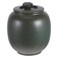 Hemoton Ceramic Food Storage Jar Canister, Ceramic Tea Canister, Exquisite Oriental Food Canisters, for Tea Coffee Nuts Storage (3 * 3 * 3.6 inch- Green)