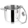 Herogo 10 Quart Stock Pot, 18/10 Stainless Steel Large Cooking Pot with Lid, 10 QT Metal Pasta Stockpot for Chicken Soup, Tri-ply Big Stockpot for Induction Gas Electric Stove, Dishwasher Safe