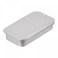 uxcell Metal Tin Box, 8pcs 2.36" x 1.18" x 0.43" Rectangular Empty Tinplate Storage Containers with Sliding Lids, Silver Tone