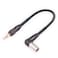 HUALEU 90 Degrees 3Pin Mini XLR to 3.5mm (1/8 inch) Mini Jack with Locking Screw Mount (1/8 inch) TRS Stereo Mic 1FEET Cable for Lapel Lavalier Microphones Pocket Cinema 6K 4K Senheiser