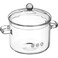 Yardwe Glass Saucepan with Cover, Glass Stovetop Cooking Pot for Pasta, Noodle, Soup, Milk, Food, 6.3x6.3x6.7 Inch (1900ml)