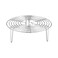 Round Steamer Rack and Cooling Rack,Stainless Steel Pot Trivet, Wire Steamer Kettle Rack Holder, Fit for Pots Cookware Pressure Cooker Pans Up, 8-Inches (size:20x7cm)
