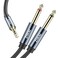 ZIWAI 1/8 to 1/4 Stereo Cable, 1/4 to 3.5mm 1/8 TRS Y Splitter Audio Cord Compatible with Phone, PC, Computer Sound Card Mixer, Multimedia Speaker (3feet)