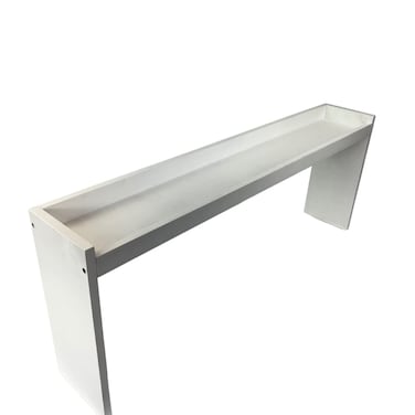 Inn-Keeper Over the Stove Bamboo shelf Spice Rack Organizer available in Black,White &amp; Bamboo including six metal hooks 32.5" lenght 13.1" height Easy to Assemble (White)