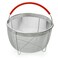 Original Salbree Steamer Basket for 3 qt quart Instant Pot Accessories, Stainless Steel Strainer and Insert fits IP Insta Pots, Instapot, Other Pressure Cookers, with Silicone Handle [6qt 8qt avail]