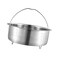 Vegetable Steamer Basket, Veggie Steamer Basket for Cooking, Stainless Steel Steamer Insert for Pot, Steam Basket with Handle, 7.9 inch
