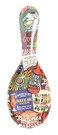 New Orleans Iconic Food Logos Design Souvenir Spoon Rest (Plastic)