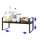 KIKIBRO Expandable Cabinet Shelf Organizers, Kitchen Small Stand Rack Organization for Countertop Cupborad Pantry, Black 1 Pack