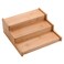 3-Tier Bamboo Expandable Spice Rack, Step Shelf Cabinet Organizer Step Shelf Kitchen Pantry Cabinet Expandable Display Shelf,Spice Holder Cabinet Seasoning Tower for Kitchen(#1)