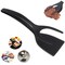RodThan 2 in 1 Spatula and tongs, egg flipper spatula, egg spatula flipper, fried egg spatula, spatula tong, egg flipper, steak Pancake Fish French Toast Omelet bread Home kitchen Grip and Flip