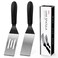 RCMo Small Spatula Professional Mini Serving Spatula, Stainless Steel Metal Spatula Set, Cutter and Serve Turner for Kitchen, Flipping or Cooking for Brownie, Cookie, Lasagna, Pancakes or Cake