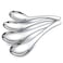Soup Spoons,4 Pieces Stainless Steel Asian Soup Spoon 6.3 Inch Heavy-Weight Short Handle Ramen Spoons,Thickened Spoons Silverware for Christmas, Thanksgiving Day, Housewarming.