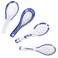 VanEnjoy Set of 4 Chinese/Japanese Ceramic Soup Spoons, Tradition Blue and White Ceramic Spoon Suitable for Soup