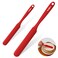 Walfos Silicone Jar Spatula - High Heat Resistant Kitchen Spatulas(450&Acirc;&deg;F&iuml;&frac14;&permil;,Cake Cream Butter Spatulas, for Cooking Mixing -BPA Free and Dishwasher Safe Mixing Batter Scraper Spatula, Red(2pcs)