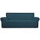 Easy-Going Stretch Sofa Slipcover 1-Piece Sofa Cover Furniture Protector Couch Soft with Elastic Bottom for Kids, Polyester Spandex Jacquard Fabric Small Checks (Sofa, Deep Teal)