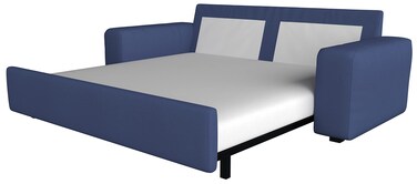 The KIVIK Sofa Bed Cover Replacement is Custom Made for IKEA Kivik Sleeper Slipcover Only. (Blue)