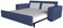 The KIVIK Sofa Bed Cover Replacement is Custom Made for IKEA Kivik Sleeper Slipcover Only. (Blue)