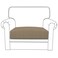 Easy-Going Stretch Chair Cushion Cover Sofa Cushion Furniture Protector Sofa Seat Sofa Slipcover Sofa Cover Soft Flexibility with Elastic Bottom(Chair Cushion, Natural)
