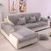 TEWENE Couch Cover, Sofa Cover Couch Covers Sectional Couch Covers Anti-Slip Sofa Slipcover for Dogs Cats Pet Love Seat 3 Cushion Couch Cover Light Grey 36''x70''(Only 1 Piece/Not All Set)