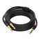 (20FT / 1PACK) 1/4 inch TRS Stereo Y Splitter Insert Cable, Gold Plated Audiowave Series 6.35mm 1/4 inch TRS Male to Dual 6.35mm 1/4 inch TS Male Mono Breakout Cable, Audio Cord