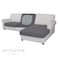 Easy-Going Stretch 3 Pieces Couch Cushion Covers for Sectional Sofa Left/Right L Shape Chaise Lounge Sofa Seat slipcover Anti-Slip Sofa Cover Soft (2 Seater + 1 Chaise, Grey)