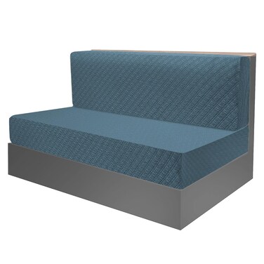 RV Dinette Cushion Covers,RV Stretch Sofa Seat Slipcovers Microfiber Soft Jacquard Fabric Automotive Seat Cover RV Couch Covers Washable &iuml;&frac14;&dagger; Easy Fitted 1 Backrest Cover &amp; 1 Bench Cover (Blue-1 Set)