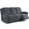 TAOCOCO Recliner Sofa Covers 8-Pieces Stretch Large Reclining Couch Covers for 3 Seats Sofa Slipcovers Soft Jacquard Pattern, Charcoal Grey