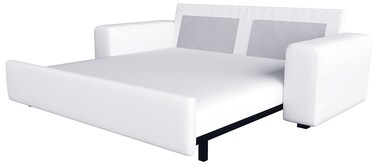 The KIVIK Sofa Bed Cover Replacement is Custom Made to Be Compatible for IKEA Kivik Sleeper Slipcover Only. (Cotton White)
