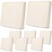 Newwiee 8Pcs Patio Stretch Sofa Cushion Cover Outdoor Cushion Cover Replacement Patio Furniture Cushions Couch Slipcovers Chair Seat Cover Soft Flexibility Protector(Beige, Waterproof Pure)