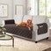 TAOCOCO Waterproof Sofa Covers for Dogs Pets with Non Slip Backing, Couch Seat Covers with Side Pocket for 3 Cushion Couch Washable Dog Couch Cover Protector Sofa Slipcovers(Sofa, Chocolate)