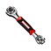 Maizoon Multifunctional Wrench 8 in 1 German Universal Socket Double Head Rotatable Family Car Special Repair Tools Durable and Non-Slip No Damage to Screws