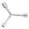 uxcell Y Type 3 Way Hex Socket Wrench, 12mm 14mm 17mm Combination Repair Spanner Tool, 3.5-inch 2 Pcs
