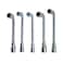 Tighall 5Pcs Metric L Shaped Angled Hex Socket Wrench Chrome Plated, Double-Head Elbow Hex Wrench Set for Mechanic Repair Tool (8mm,9mm,10mm,11mm,12mm)