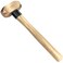 WEDO Copper Sledge Hammer 3lb, Club Hammer with Wooden Handle, Drilling Hammer, Flat Hammer, Die-Forged, Corrosion Resistant, 14" Length