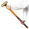 WEDO Brass Hammer 8lb,Sledge Hammer,Solid Brass Mallet Hammer,Fiberglass Hammer Handle,Length 700mm,Die-Forged, Corrosion Resistant, DIN Standard