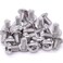 M4-0.7 x 6mm Button Head Socket Cap Screws 304 Stainless Steel 18-8 Hex Socket Cap Screws, Allen Hex Drive, Full Thread, Coarse Thread UNC, 100 PCS