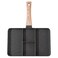 PRETYZOOM Nonstick Divided Grill Pan, 11 Inches 4 Section Breakfast Pan with Divider, 4 in 1 Versatile Griddle Pan for Breakfast