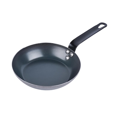 Restaurantware Fry Pans, 8", Black Carbon Steel / 1