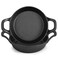 Ziliny Mini Skillets Cast Iron Pan 6.34 x 6.34 x 1.5 Inch Cast Iron Ramekin Set Black Small Casserole Dish Cast Iron Cookware Oven Safe Mini Skillets for Kitchen Indoor Outdoor Picnic(2 Pack)
