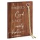 A Threefold Cord Wedding Sign Wedding Unity Sign Strand of Three Cords Decorative Wooden Plaque Tie the Knot Ceremony and Cord of Three Strands Wedding Knot Decor, 13.4 x 9.5 In (Retro Style)